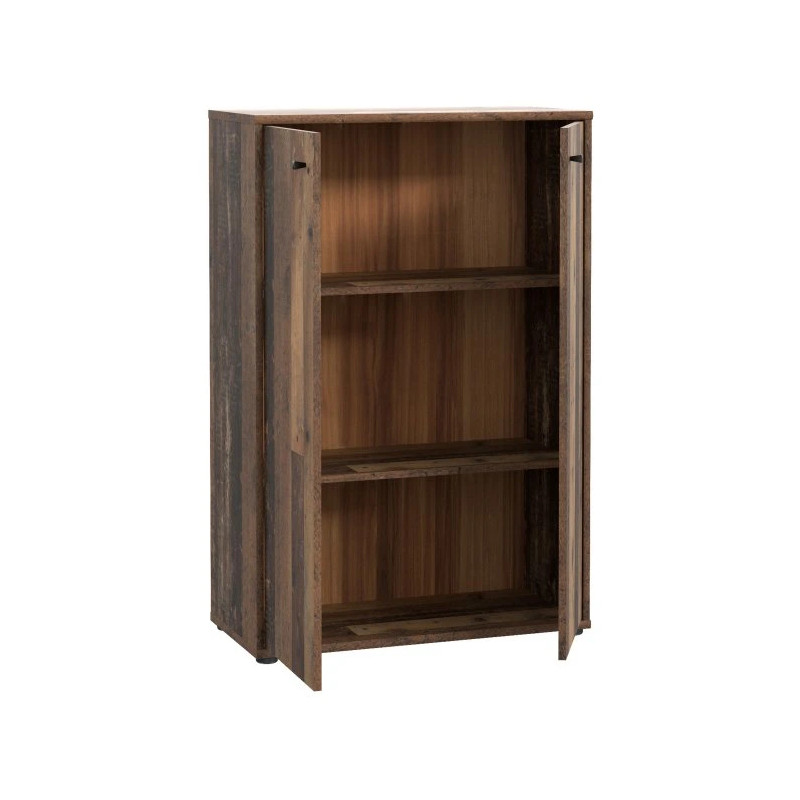 Komoda Old-Wood Vintage z półkami – industrialny styl | Domowanie.pl