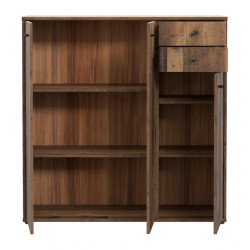 Szeroka komoda Old‑Wood Vintage 3 drzwiczki – styl nowoczesny | Domowanie.pl