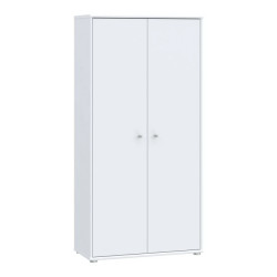 Szafka wysoka Biała 2 drzwiczki 149,5 cm – uniwersalna | Domowanie.pl