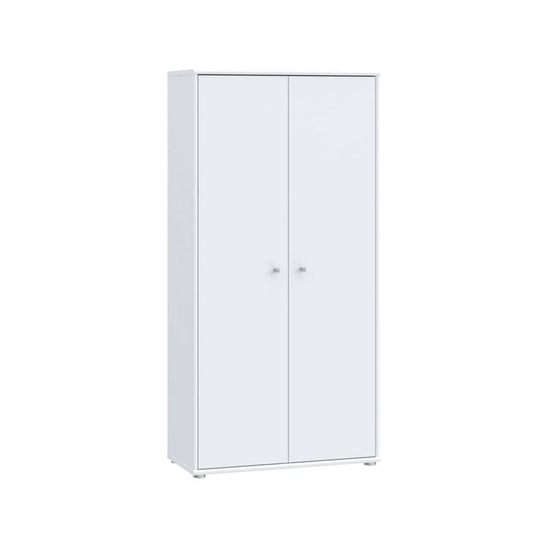 Szafka wysoka Biała 2 drzwiczki 149,5 cm – uniwersalna | Domowanie.pl