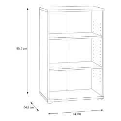Regał Old-Wood Vintage – stylowy mebel do salonu | Domowanie.pl