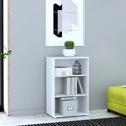 Biały regał 54 cm – nowoczesny mebel do książek i dekoracji | Domowanie.pl