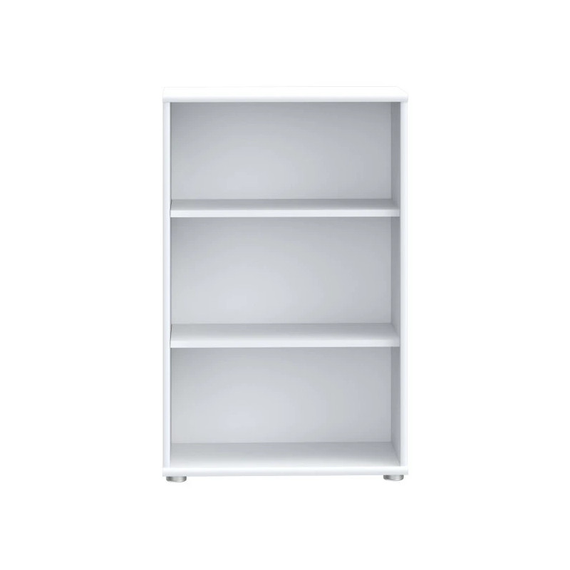 Biały regał 54 cm – nowoczesny mebel do książek i dekoracji | Domowanie.pl