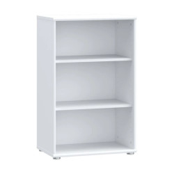 Biały regał 54 cm – nowoczesny mebel do książek i dekoracji | Domowanie.pl