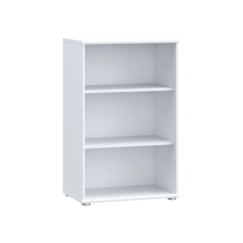 Biały regał 54 cm – nowoczesny mebel do książek i dekoracji | Domowanie.pl