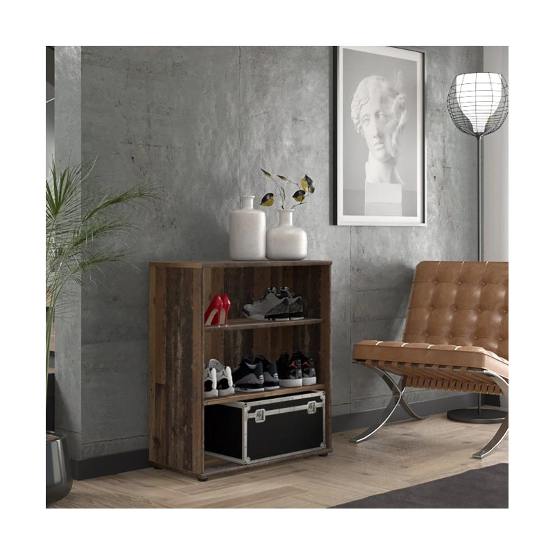 Regał Old-Wood Vintage NET106 – stylowy i praktyczny | Domowanie.pl