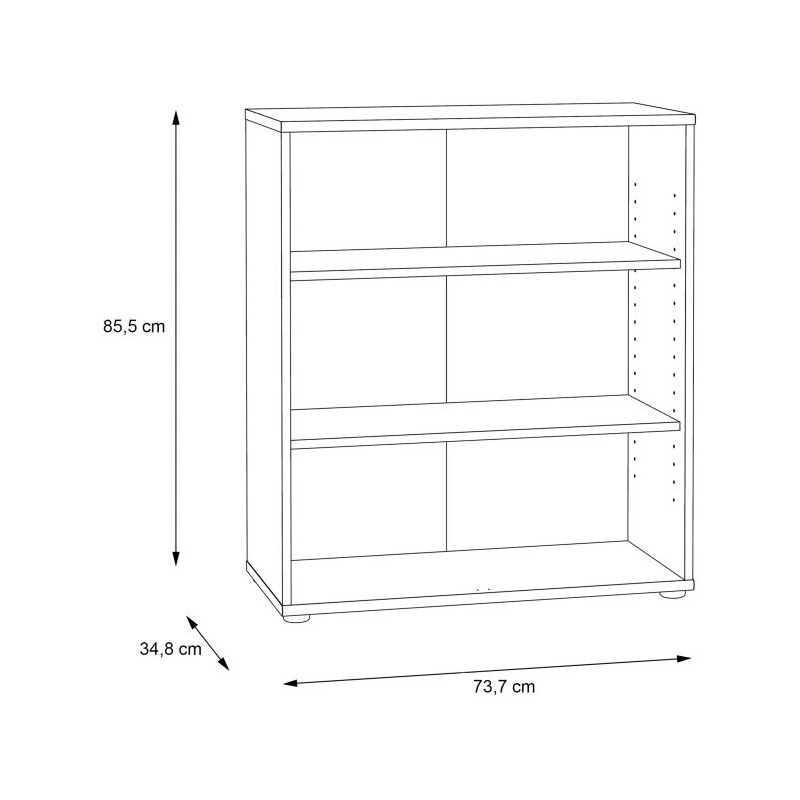 Regał Old-Wood Vintage NET106 – stylowy i praktyczny | Domowanie.pl