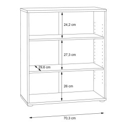 Regał Old-Wood Vintage NET106 – stylowy i praktyczny | Domowanie.pl