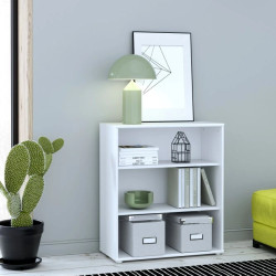 Mały regał biały NET106 – idealny do salonu lub biura | Domowanie