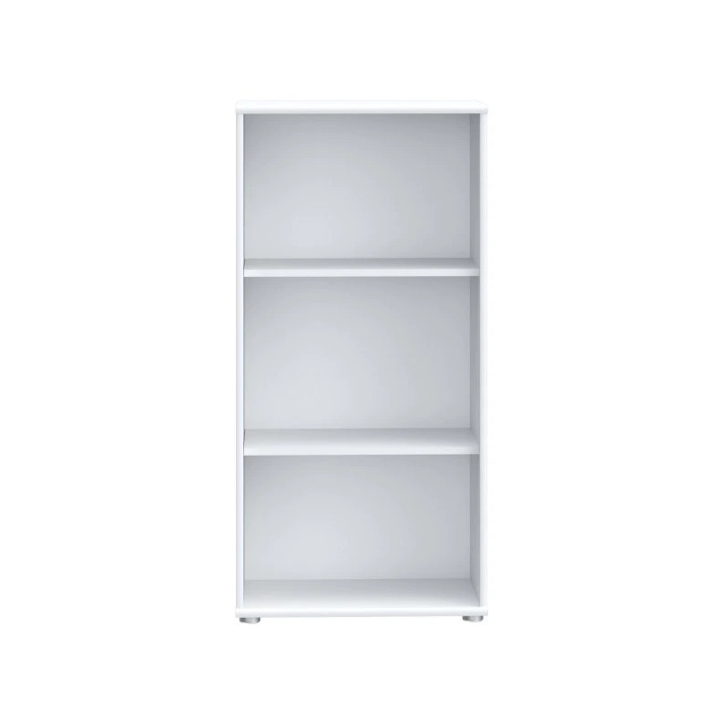 Biały regał NET106 – idealny do gabinetu lub salonu | Domowanie