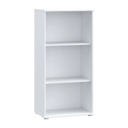 Biały regał NET106 – idealny do gabinetu lub salonu | Domowanie