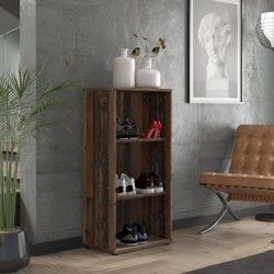 Regał vintage NET106 – mały, stylowy mebel do salonu lub gabinetu