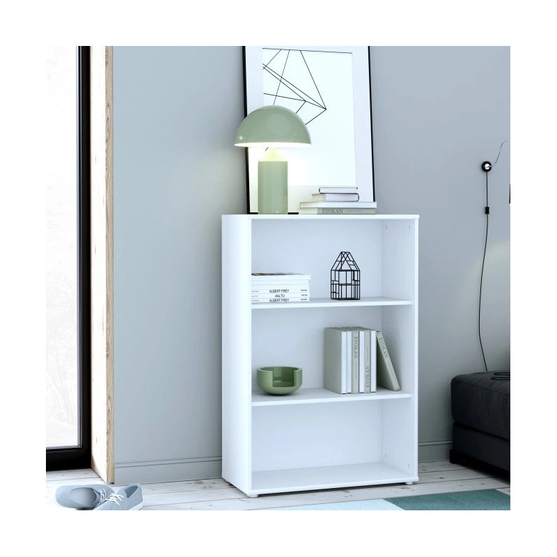 Stylowy regał biały Domowanie – lekki design, wysoka funkcjonalność