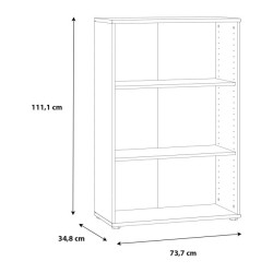 Stylowy regał biały Domowanie – lekki design, wysoka funkcjonalność
