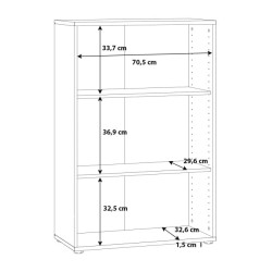 Stylowy regał biały Domowanie – lekki design, wysoka funkcjonalność