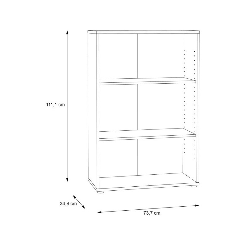 Ekskluzywny regał Old-Wood Vintage – stylowy i funkcjonalny mebel