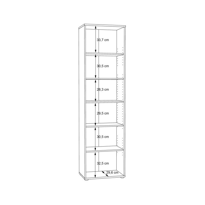 Stylowy regał 55 cm NET106 – szybka wysyłka | Sklep Domowanie