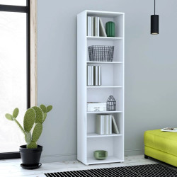 Biały regał wysoki 54 cm – praktyczny i elegancki | Domowanie.pl