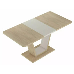 Rozkładany stół Nigel dąb cremona torro/kaszmir 120/80(160)x76