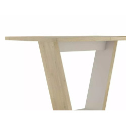 Rozkładany stół Nigel dąb cremona torro/kaszmir 120/80(160)x76