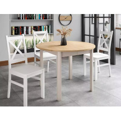 Rozkładany stół Dante dąb cremona torro/kaszmir 102(144)x75