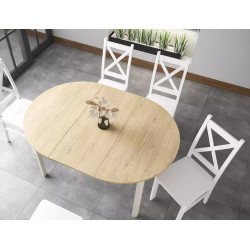 Rozkładany stół Dante dąb cremona torro/kaszmir 102(144)x75