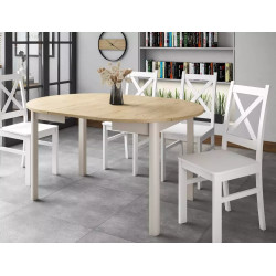 Rozkładany stół Dante dąb cremona torro/kaszmir 102(144)x75