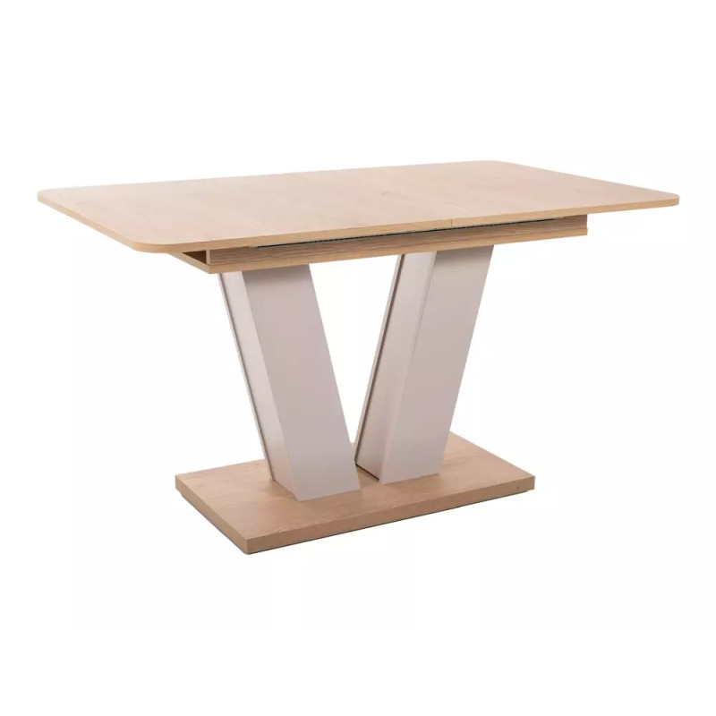 Rozkładany stół Platon dąb cremona torro/kaszmir 136/80(176)x76