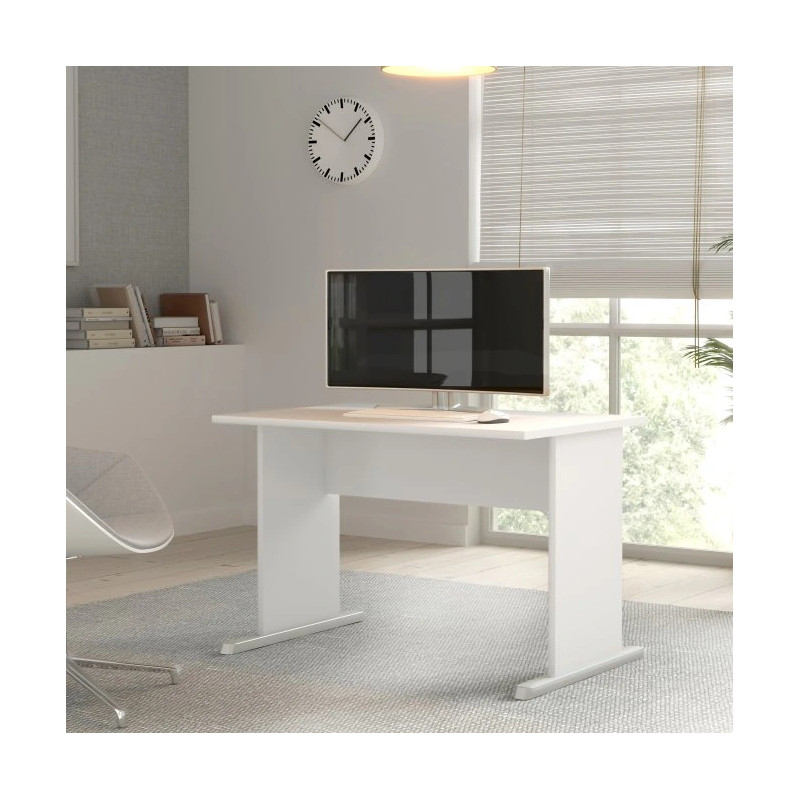 Biurko 110x70 cm białe – nowoczesne i funkcjonalne | Domowanie