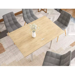 Rozkładany stół Flip 80 dąb cremona torro/kaszmir 80(160)x78