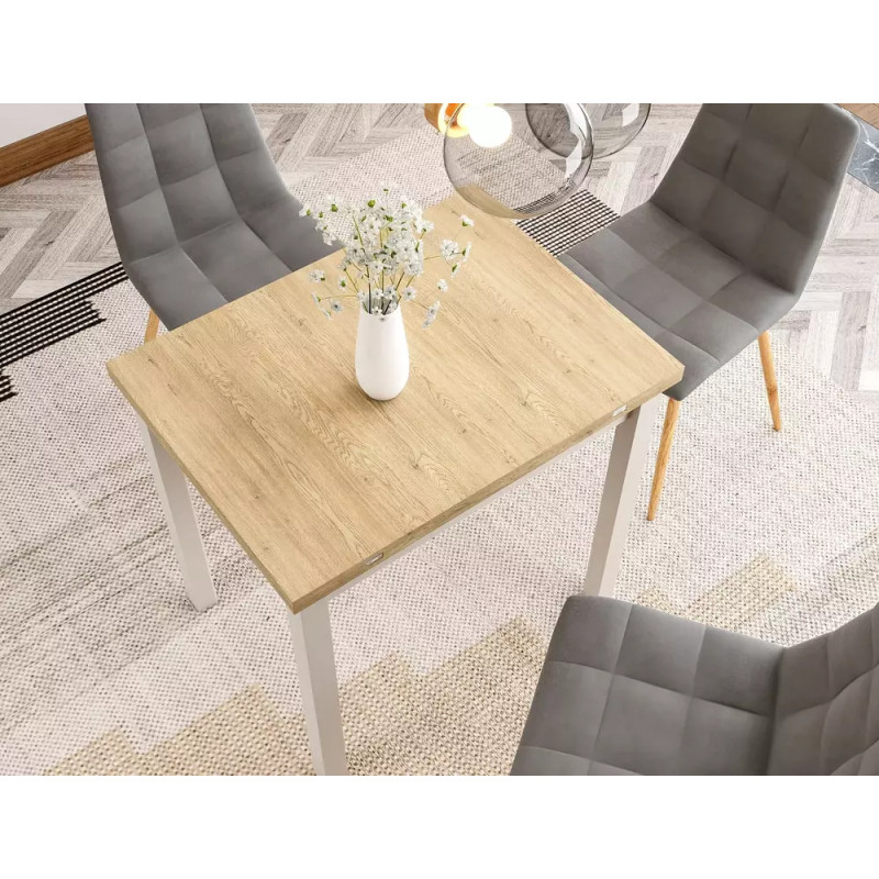 Rozkładany stół Flip 80 dąb cremona torro/kaszmir 80(160)x78