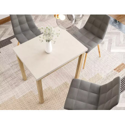 Rozkładany stół Flip 80 kaszmir/cremona torro oak 80(160)x78