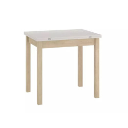 Rozkładany stół Flip 60 kaszmir/dąb cremona torro 60/80(120)x78