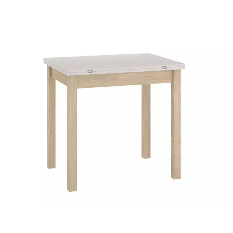 Rozkładany stół Flip 60 kaszmir/dąb cremona torro 60/80(120)x78