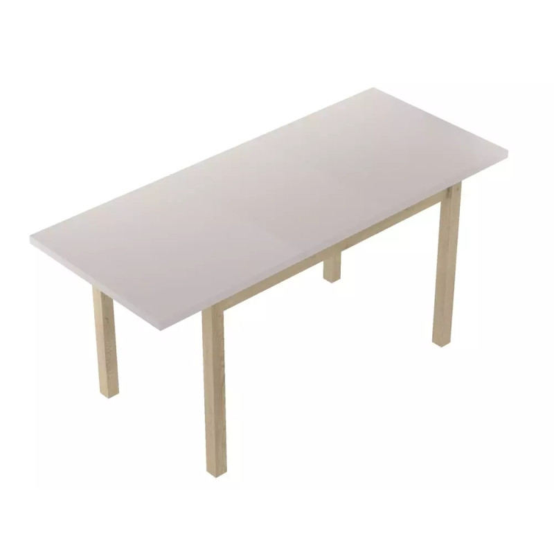 Rozkładany stół Adam 140 kaszmir/dąb cremona torro 60/100(140)x75