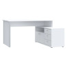 Biurko z komodą Archbox T2KB231L biały