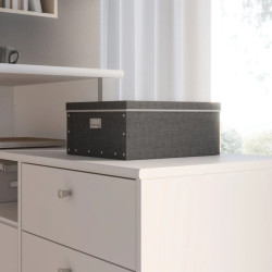 Biurko białe z komodą 140x70 cm – funkcjonalny zestaw | Domowanie