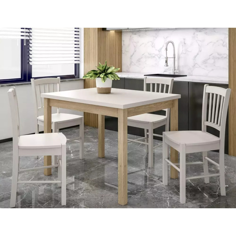 Stół Adam 120 kaszmir/dab cremona torro 68(120)x75