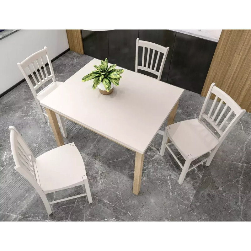 Stół Adam 120 kaszmir/dab cremona torro 68(120)x75