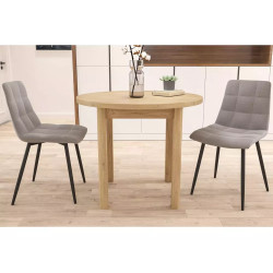 Stół Adam fi80 dąb cremona torro 80x75