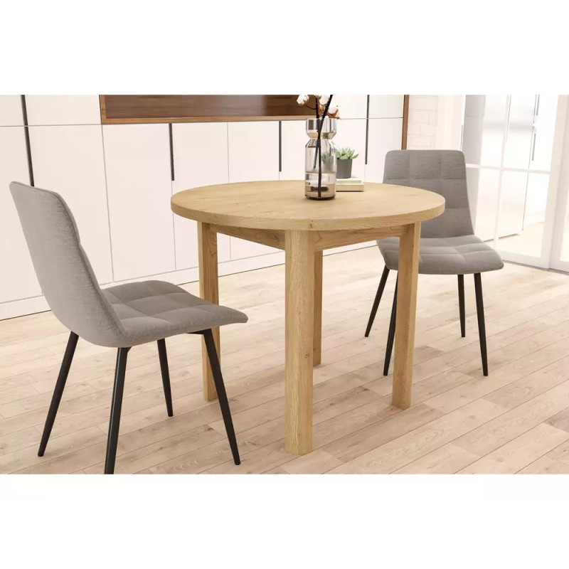 Stół Adam fi80 dąb cremona torro 80x75