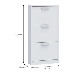 Szafka na buty NET106 MSA312-120 Biały Meble Forte