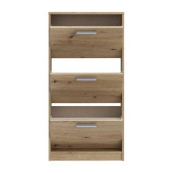 Nowoczesna szafka na buty 3D Dąb Artisan – Domowanie sklep z meblami