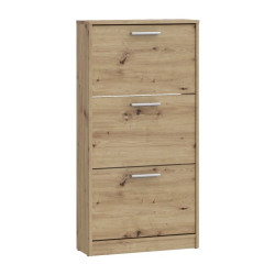 Nowoczesna szafka na buty 3D Dąb Artisan – Domowanie sklep z meblami