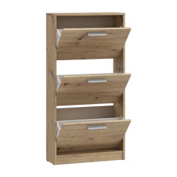 Nowoczesna szafka na buty 3D Dąb Artisan – Domowanie sklep z meblami