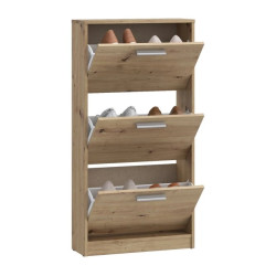 Nowoczesna szafka na buty 3D Dąb Artisan – Domowanie sklep z meblami