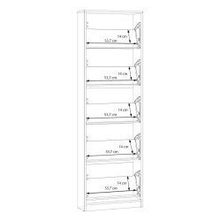 Szafka na buty NET402 Biała 5 szafek – Domowanie sklep z meblami