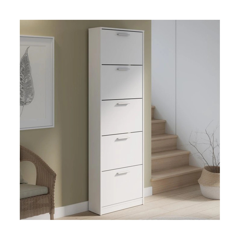 Szafka na buty NET402 Biała 5 szafek – Domowanie sklep z meblami