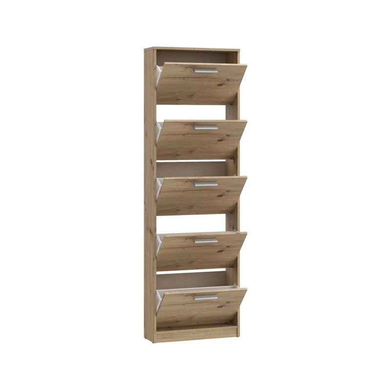 Szafka na buty NET106 Dąb Artisan – 5 szafek, sklep Domowanie.pl