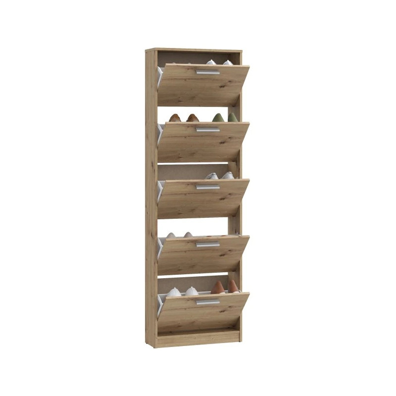 Szafka na buty NET106 Dąb Artisan – 5 szafek, sklep Domowanie.pl